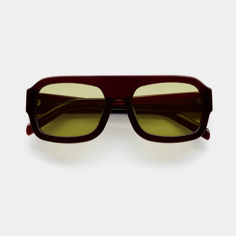 Vehla Kaia Sunglasses — Malbec/Khaki